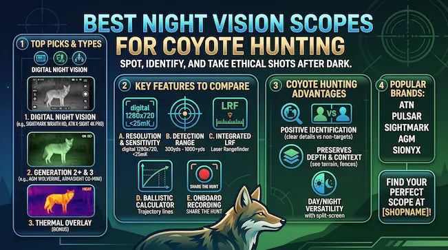 Best Night Vision Scopes for Coyote Hunting