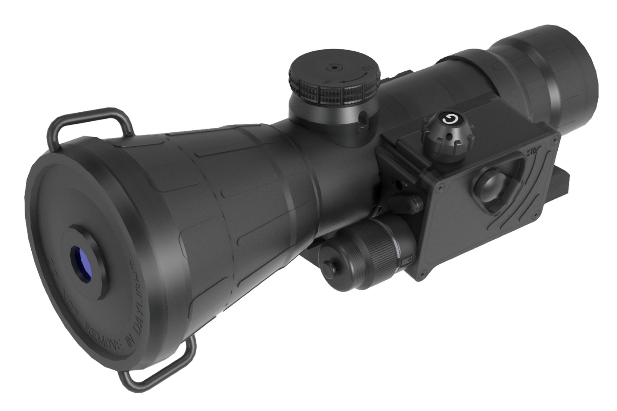 AGM COMANCHE-40ER Night Vision Clip-On - Left Angle
