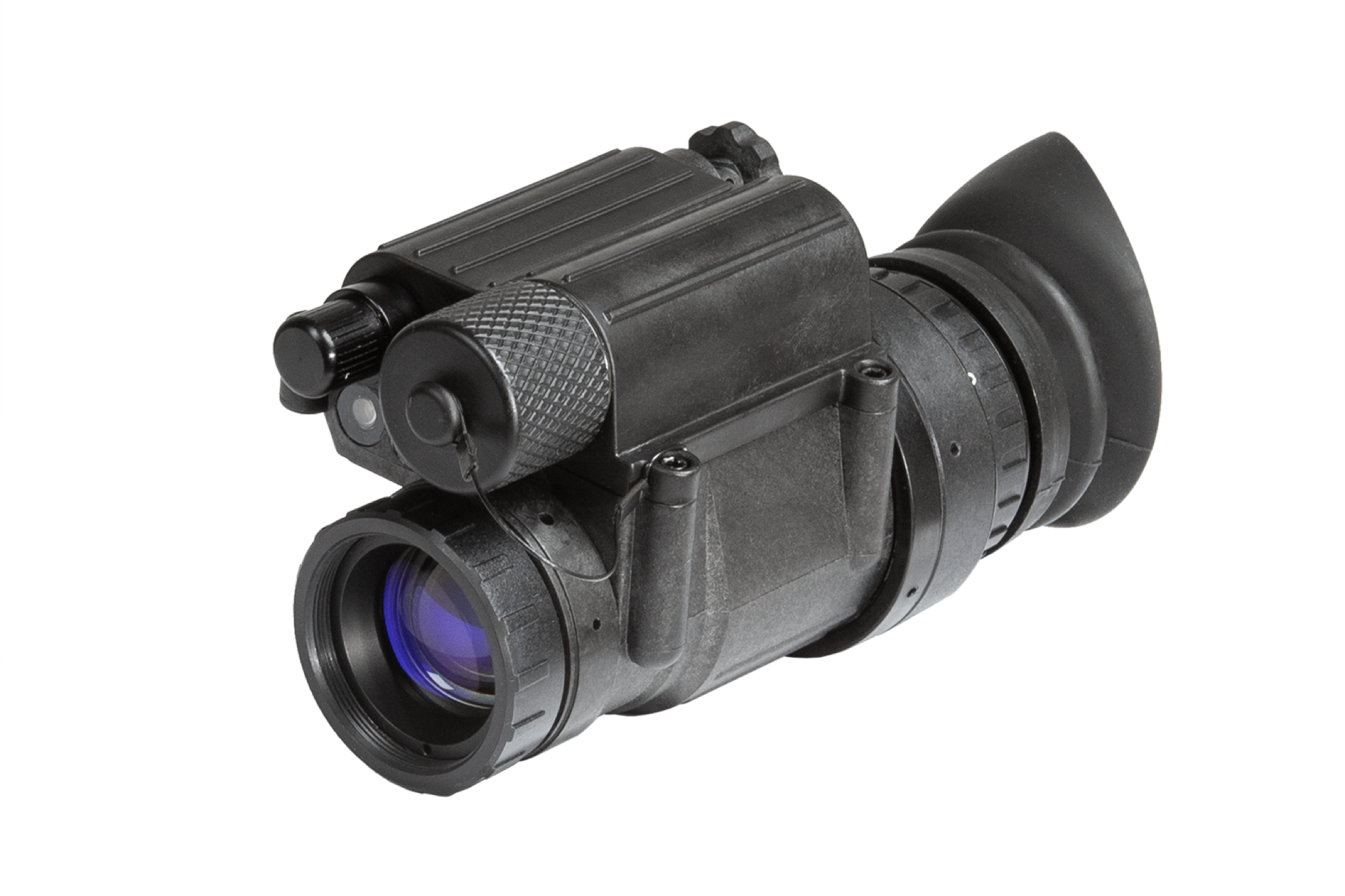 AGM PVS-14E Night Vision Monocular - Left Angle