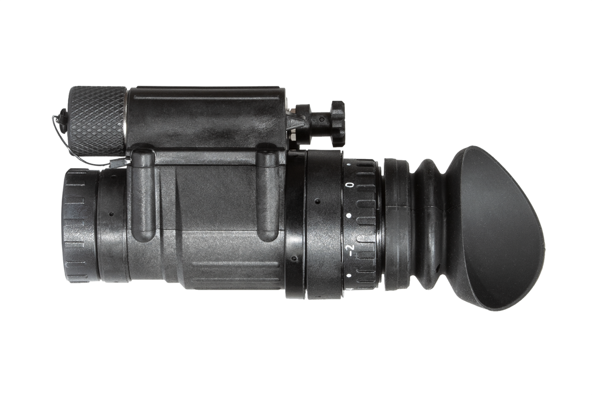 AGM PVS-14E Night Vision Monocular - Left Side