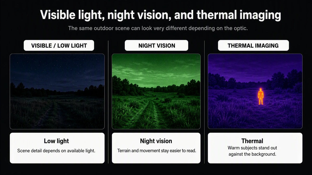 Night Vision vs Thermal Optics: What You Need to Know Before You Buy