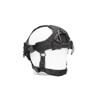 AGM Soft Headgear with Shroud, black (PVS-7, PVS-14, UNVG)