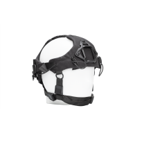 AGM Soft Headgear with Shroud, black (PVS-7, PVS-14, UNVG)
