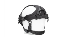 AGM Soft Headgear with Shroud, black (PVS-7, PVS-14, UNVG)