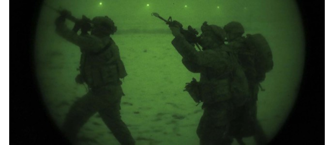 Infrared illumination for night vision devices
