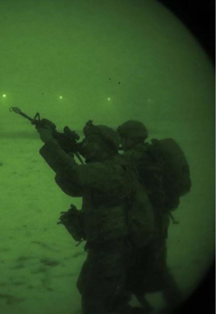 Infrared illumination for night vision devices