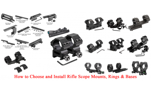How to Choose and Install Rifle Scope Mounts, Rings & Bases