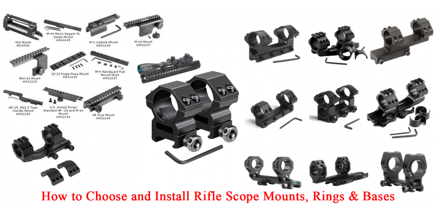 How to Choose and Install Rifle Scope Mounts, Rings & Bases