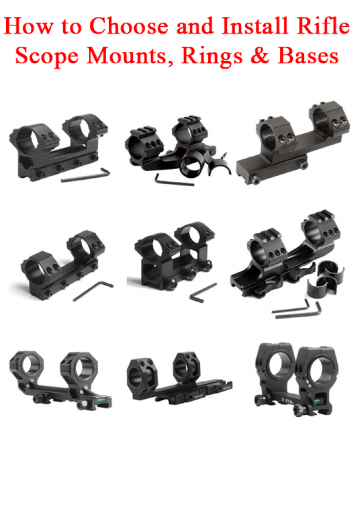 How to Choose and Install Rifle Scope Mounts, Rings & Bases