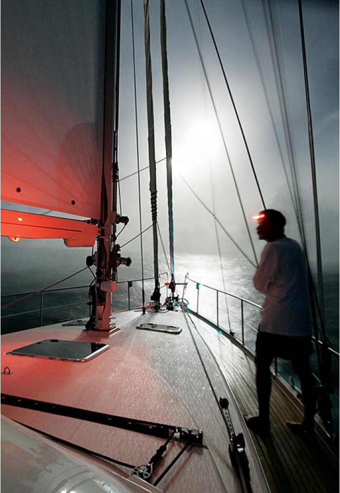 Night vision devices for yachting