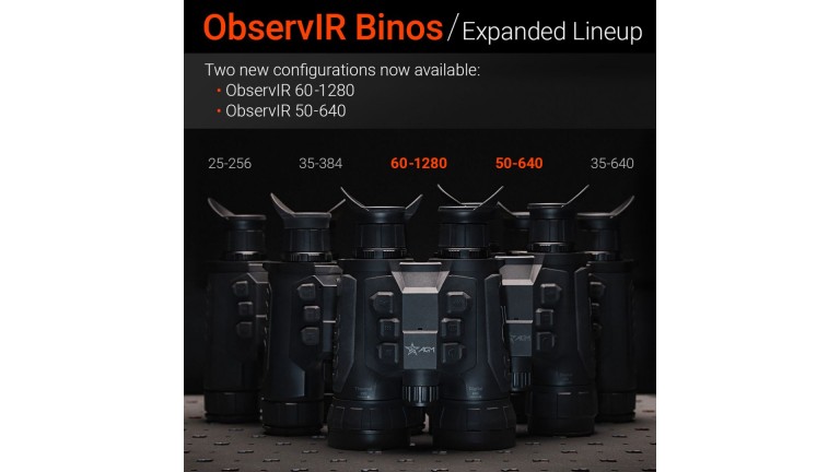 Full Lineup of ObservIR LRF Binoculars Now Available Through AGM Dealers and Retailers