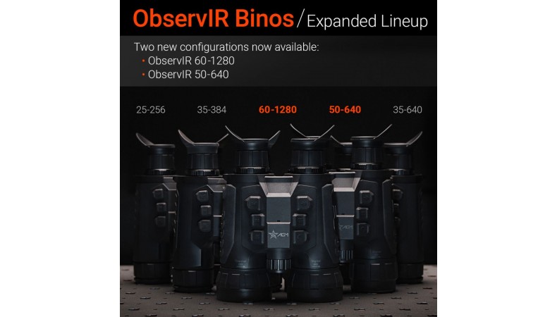 Full Lineup of ObservIR LRF Binoculars Now Available Through AGM Dealers and Retailers