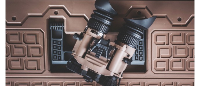 Night vision binoculars for grunts.