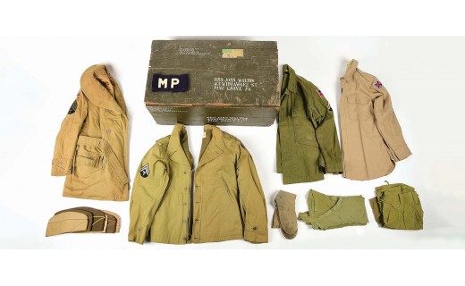 The uniform of the U.S. Army during WWII.