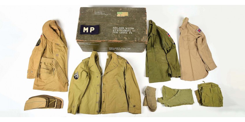 The uniform of the U.S. Army during WWII.