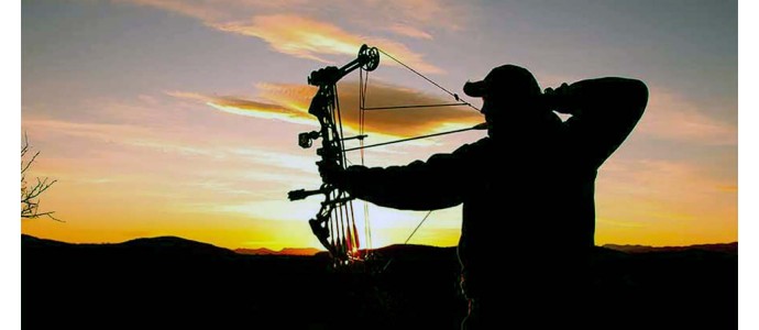 Night hunting with a bow