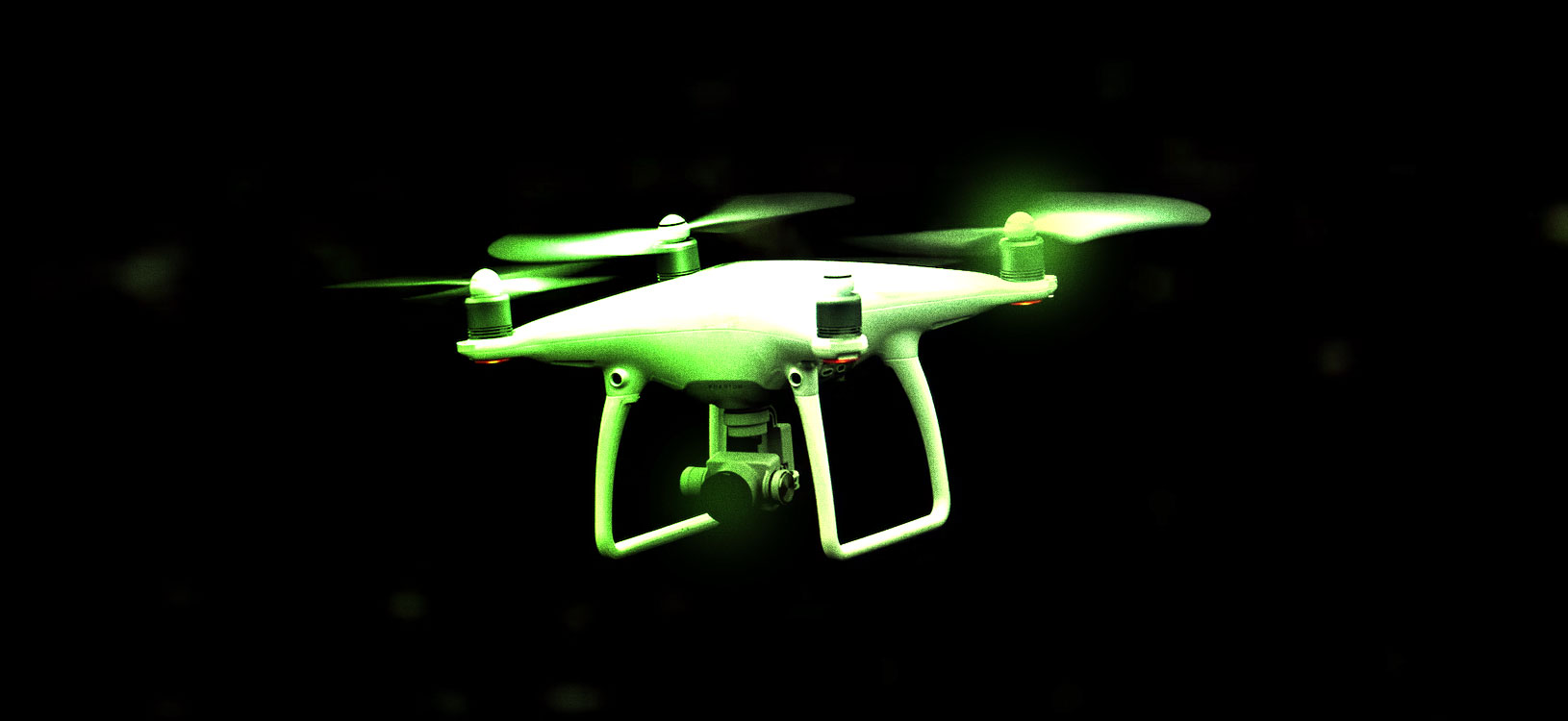 Night vision devices on modern drones