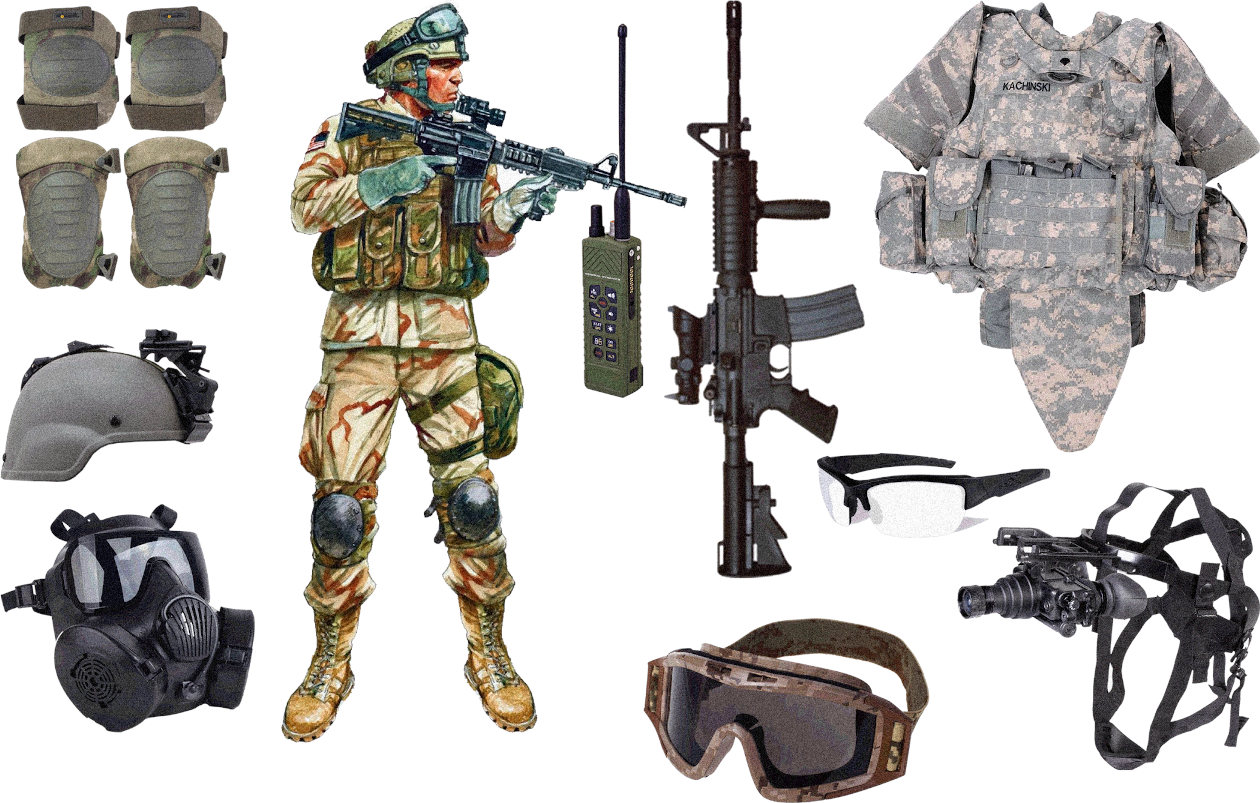 Image of Set of American soldier's accoutrements